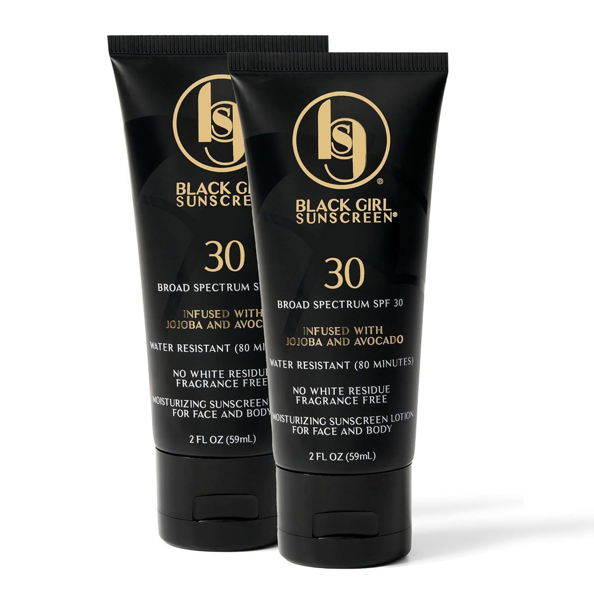BLACK GIRL SUNSCREEN SPF 30 Sun Lotion front view, 2 Fl Oz