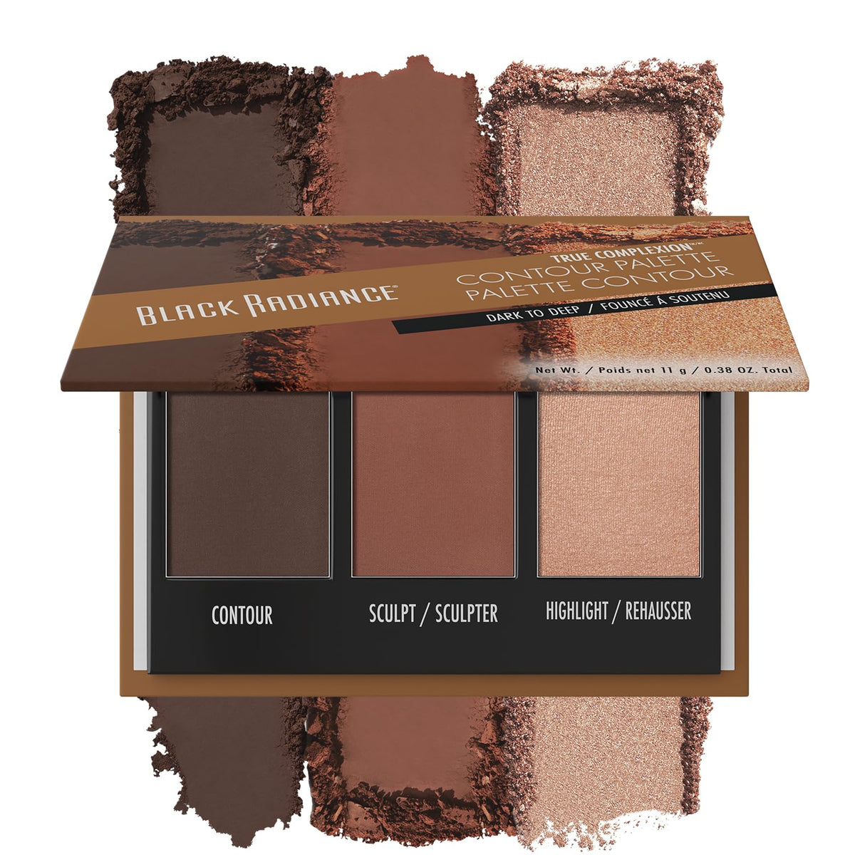 Black Radiance True Complexion Contour Palette Dark To Deep front view