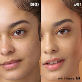 Black Radiance True Complexion Longwear Concealer Fair in use on model