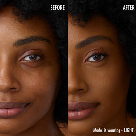Black Radiance True Complexion Longwear Concealer Medium in makeup setup