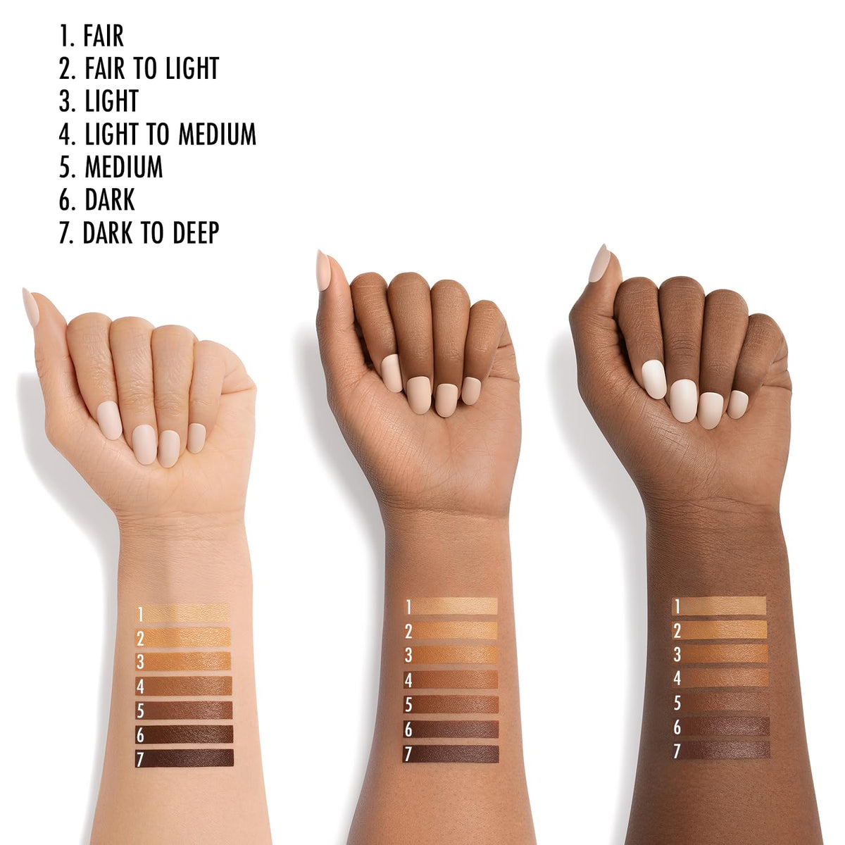 Black Radiance True Complexion Longwear Concealer Medium swatch on skin