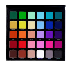 Blend Bunny Cosmetics Blends Eyeshadow Palette front view with vibrant shades