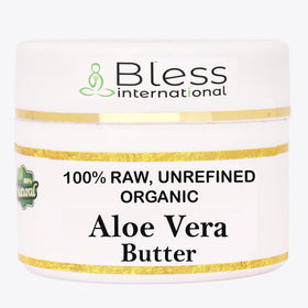 Bless International Organic Raw Aloe Vera Butter 4-OZ front view