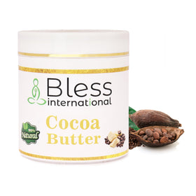 Bless International Organic Raw Cocoa Butter 500g packaging