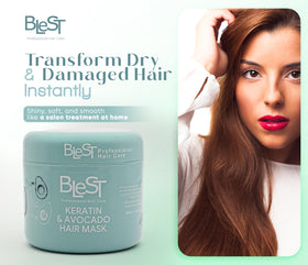 Blest Professional Hair Care Mask 500ml with avocado