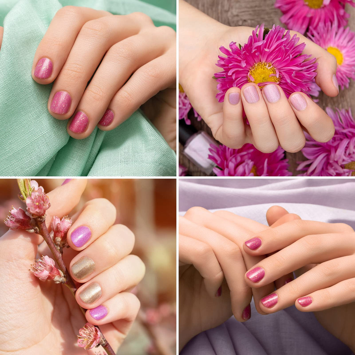 BLIFF Acrylic Nail Kit showing DIY nail art design