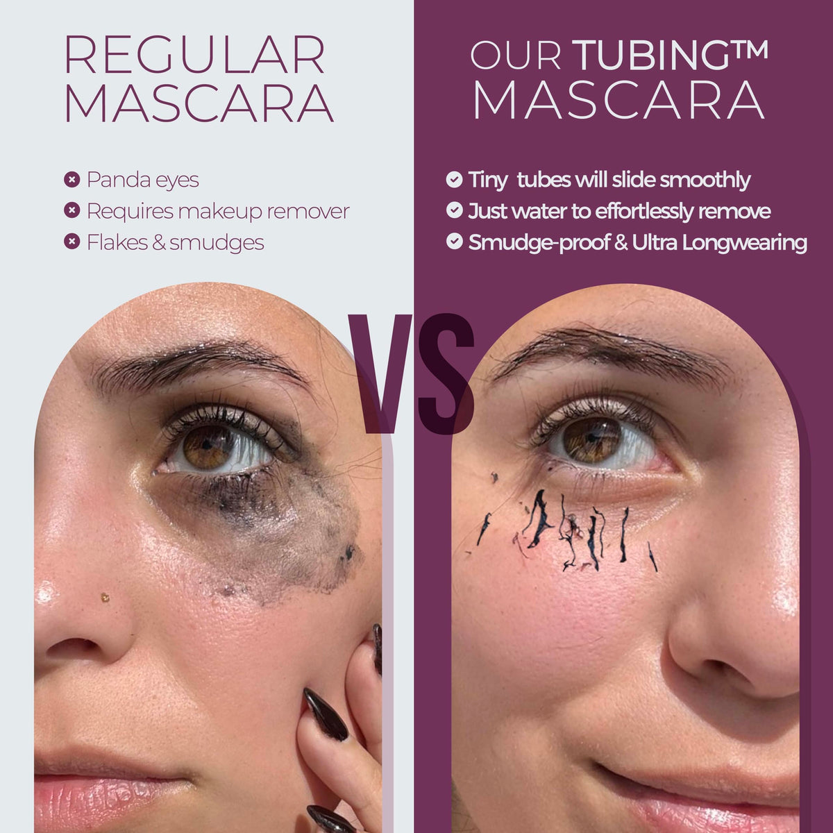 blinc Original Tubing Mascara application process