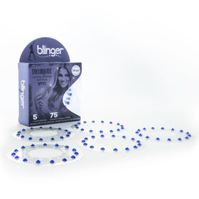 blinger Taylorgate Collection Refill Pack - Cobalt 5 mm crystals front view