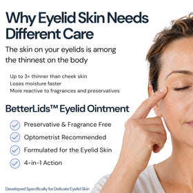 BlinkBetter BetterLids Eyelid Ointment in a lifestyle setting