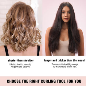 BLINKEEN Heatless Curling Scrunchie in a lifestyle setting