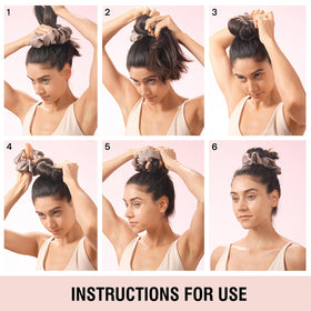 BLINKEEN Heatless Curling Scrunchie on a soft surface, showing texture