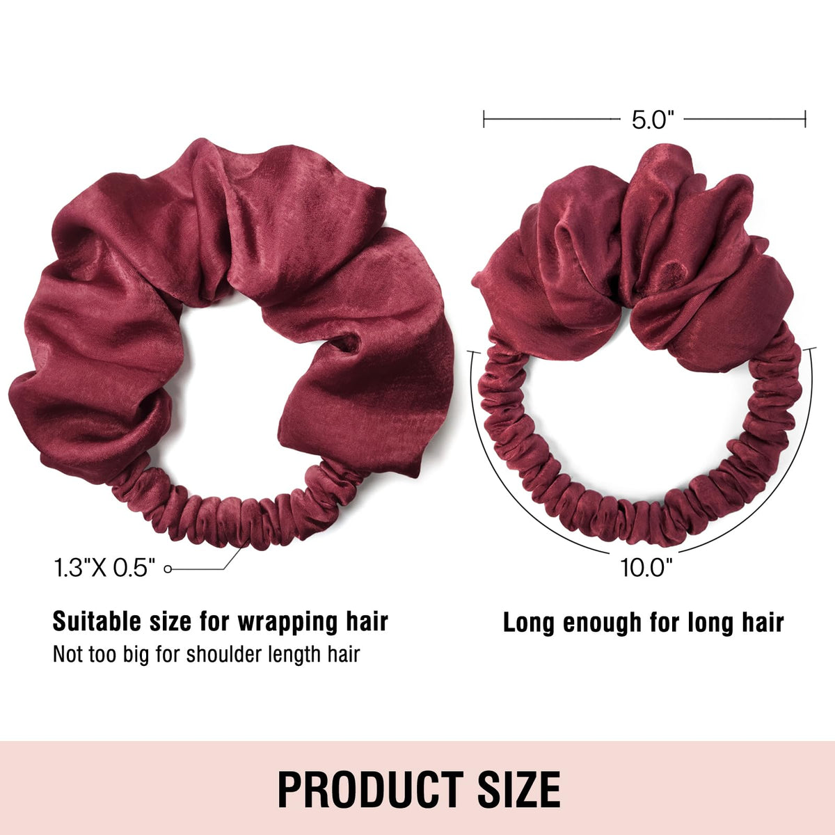 BLINKEEN Heatless Curling Scrunchie with user instructions
