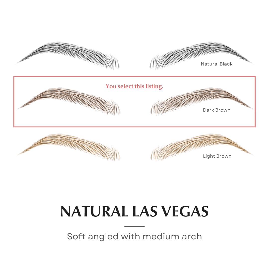 Bliss and Beyond USA eyebrow tattoo stickers back view