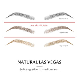 Bliss and Beyond USA eyebrow tattoo stickers back view