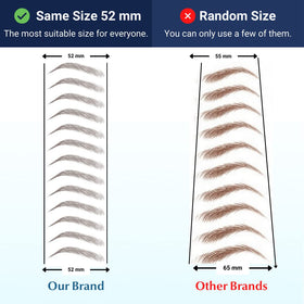 Bliss and Beyond USA Eyebrow Tattoo Stickers demonstrating waterproof feature