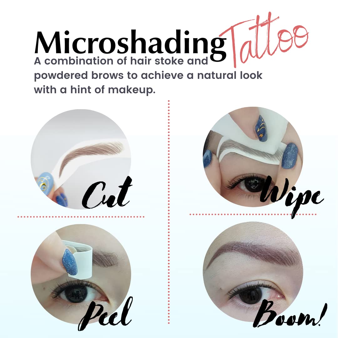 Bliss and Beyond USA eyebrow tattoo stickers lifestyle scene
