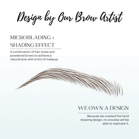 Bliss and Beyond USA eyebrow tattoo stickers packaging