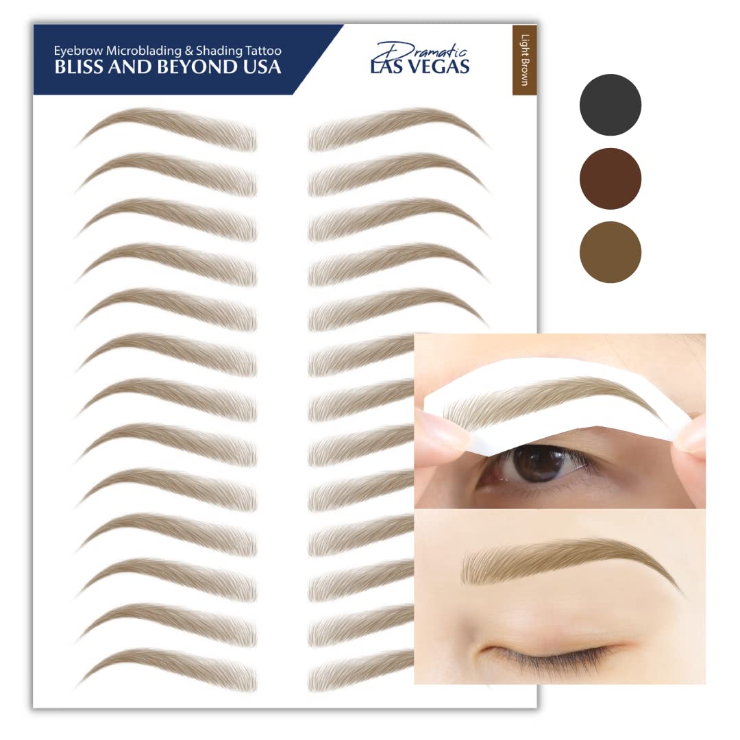 Bliss and Beyond USA Microblading & Shading Tattoo Light Brown front view