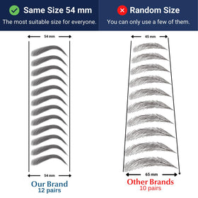 Bliss and Beyond USA Microblading Tattoo Brown on skin