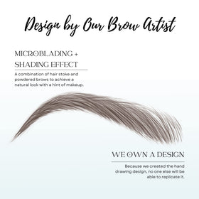Bliss and Beyond USA Microblading Tattoo close-up of design