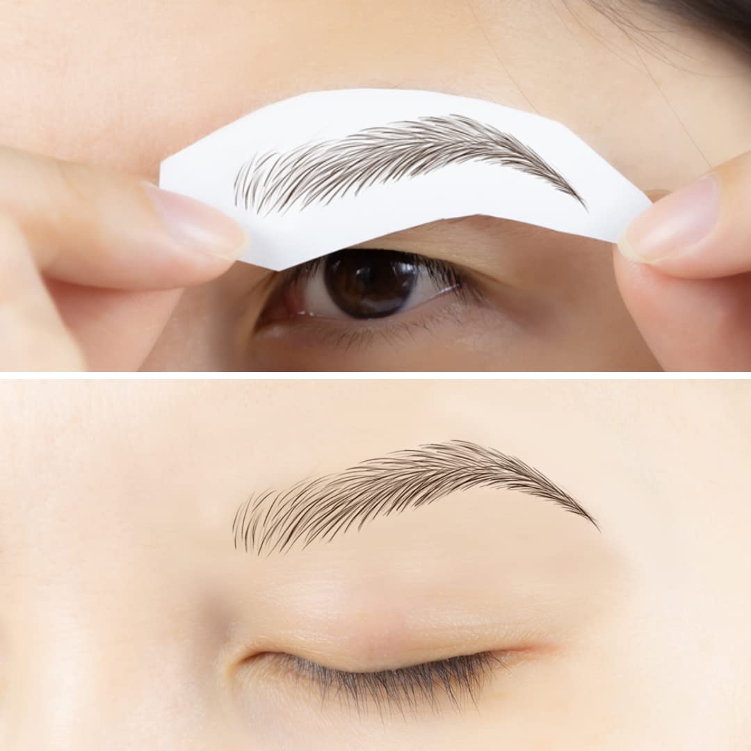 Bliss and Beyond USA Waterproof Eyebrow Tattoo Stickers in packaging
