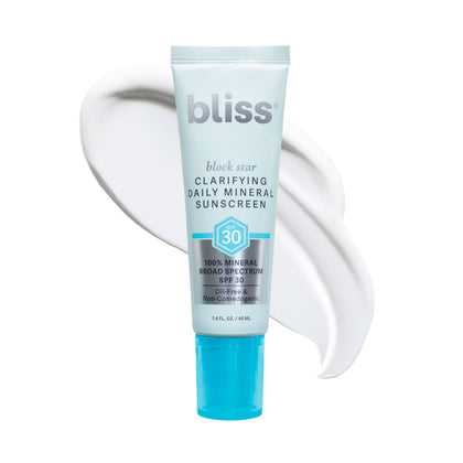 Bliss Block Star Clarifying Mineral Sunscreen SPF 30 front view