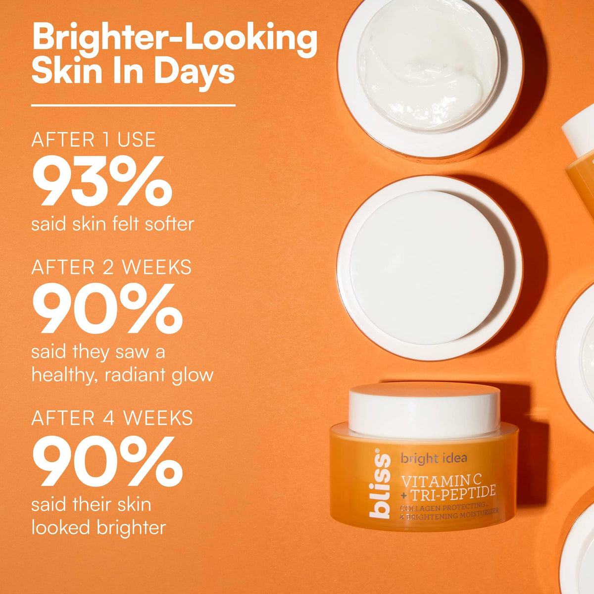 Bliss Bright Idea Vitamin C Brightening Face Moisturizer side view