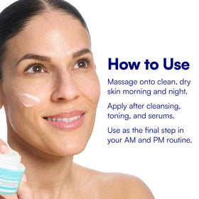 Bliss Drench & Quench Hyaluronic Acid Face Moisturizer side view