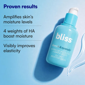 Bliss Drench & Quench Serum lifestyle scene