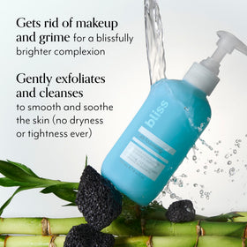 Bliss Fab Foaming 2-in-1 Cleanser and Exfoliator side view