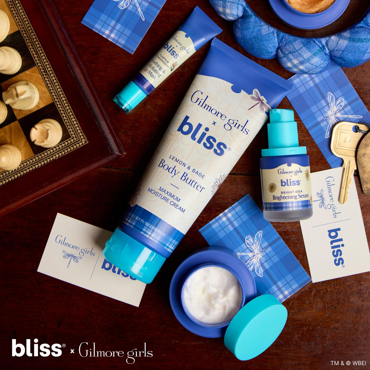 Bliss Gilmore Girls Lemon & Sage Body Butter application on skin