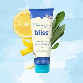 Bliss Gilmore Girls Lemon & Sage Body Butter with fresh lemons