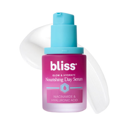 Bliss Glow and Hydrate Niacinamide Face Serum 1 Fl Oz front view