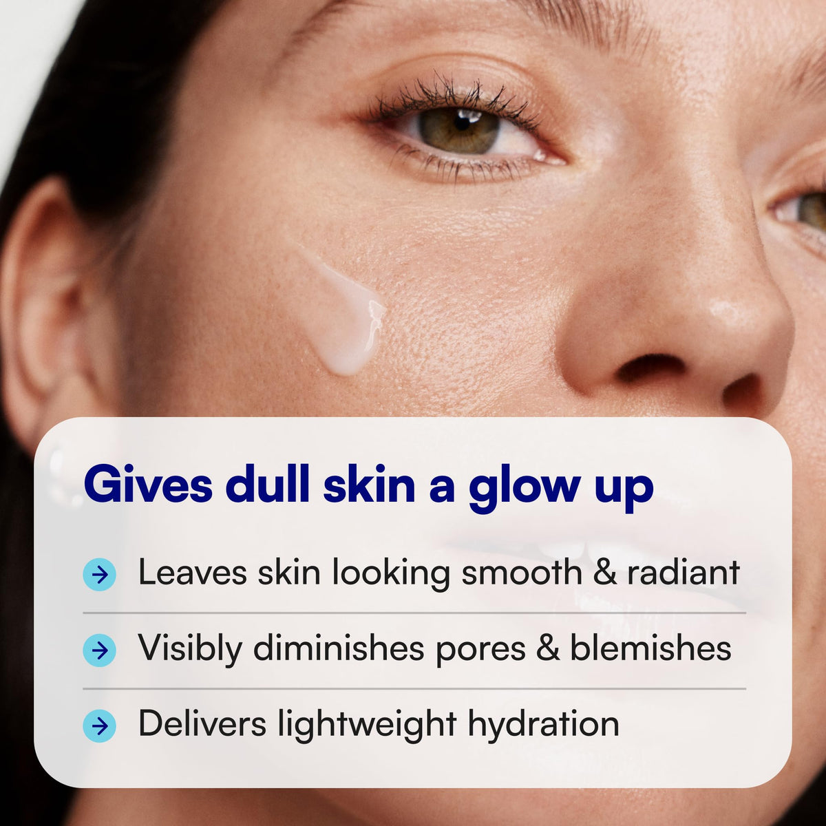 Bliss Glow and Hydrate Serum on a marble surface