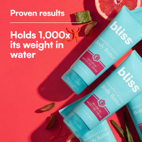 Bliss Grapefruit and Aloe Body Butter packaging