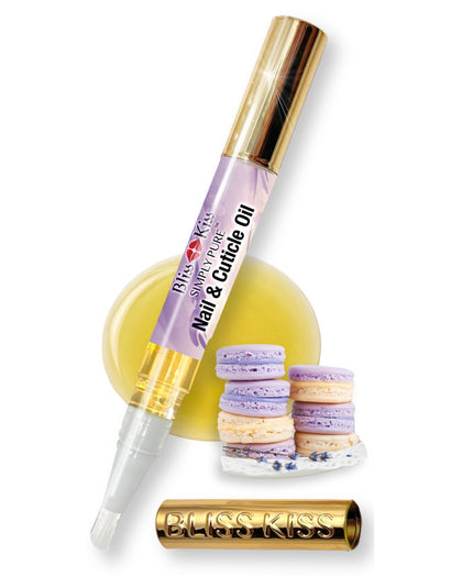 Bliss Kiss Nail Oil Cuticle Pen Lavender Vanilla front view