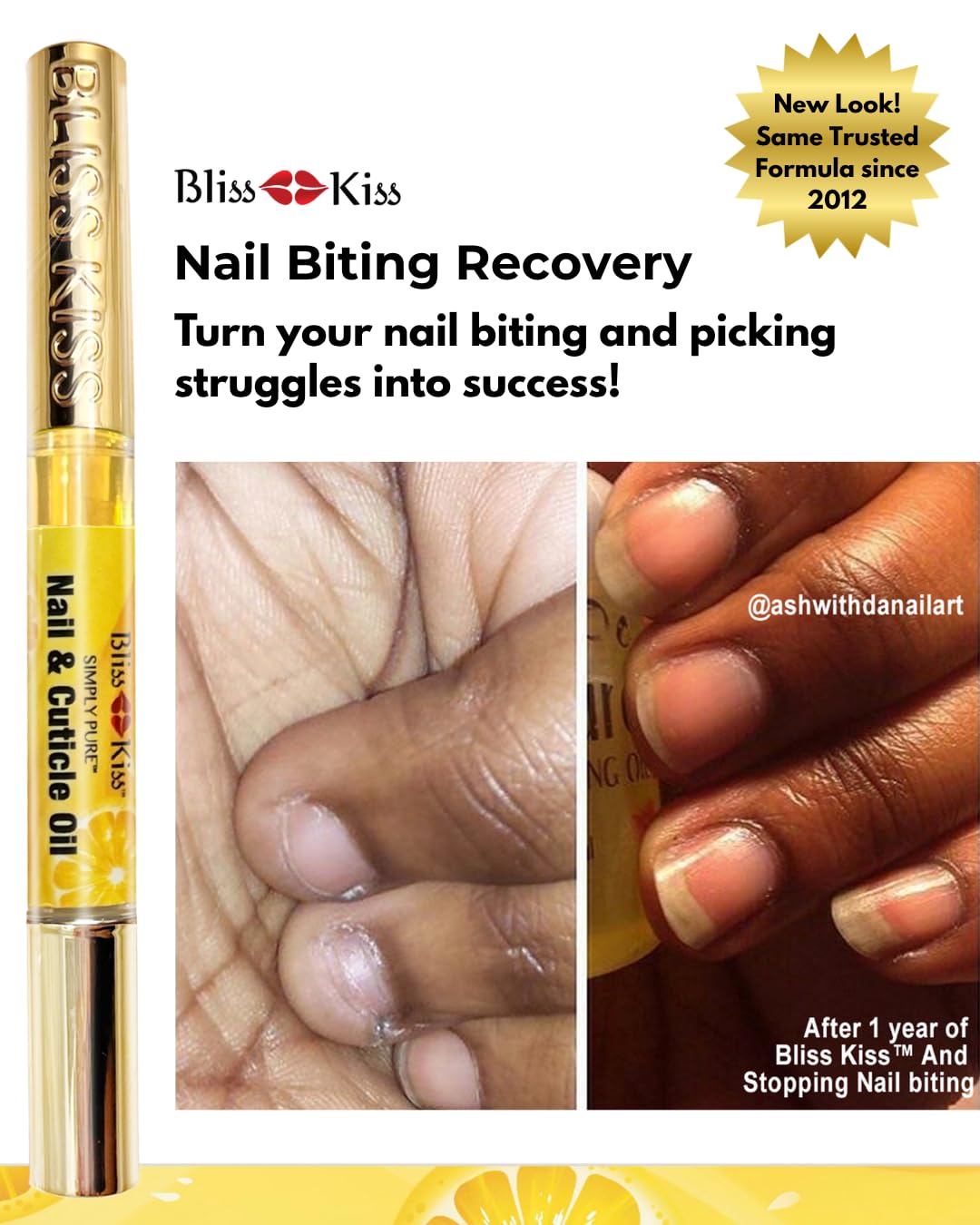 Bliss Kiss Simply Pure Cuticle Oil Pen side view