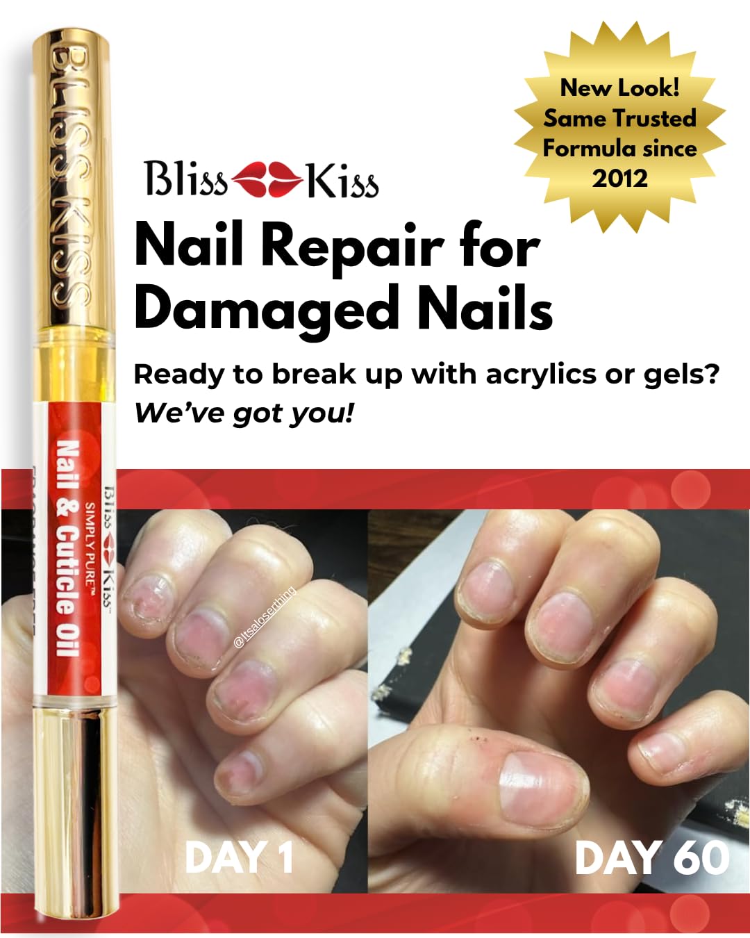 Bliss Kiss Simply Pure Cuticle Oil Pen with cap off