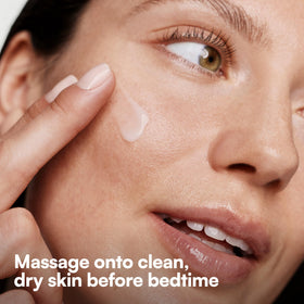 Bliss Night Serum lifestyle shot with skincare routine