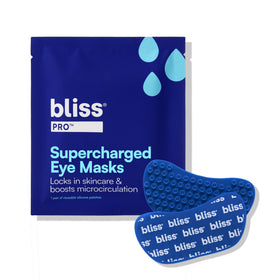Bliss Pro Supercharged Reusable Silicone Under-Eye Masks front view