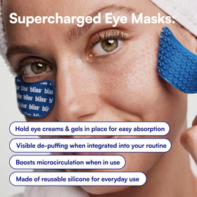 Bliss Pro Under-Eye Masks packaging with product details