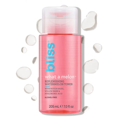 Bliss What a Melon Watermelon Face Toner front view 7 Fl Oz