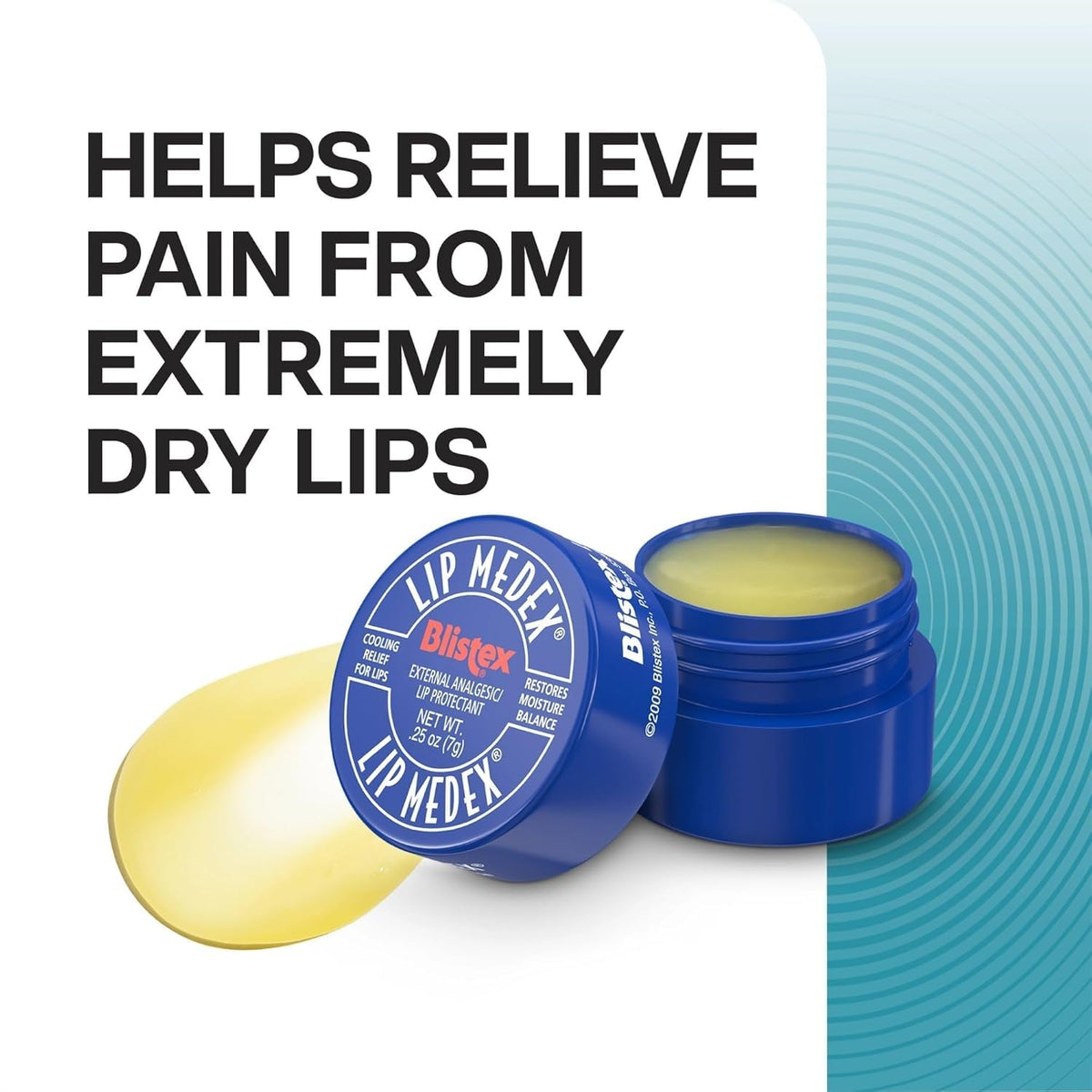 Blistex Lip Medex close-up of the lip balm stick