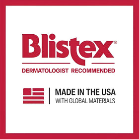 Blistex Lip Medex ingredients list on the back of the packaging