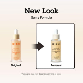 BLITHE Niacinamide Serum bottle with label details
