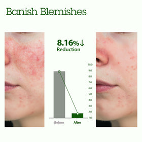 BLITHE Patting Splash Mask Green Tea application on skin