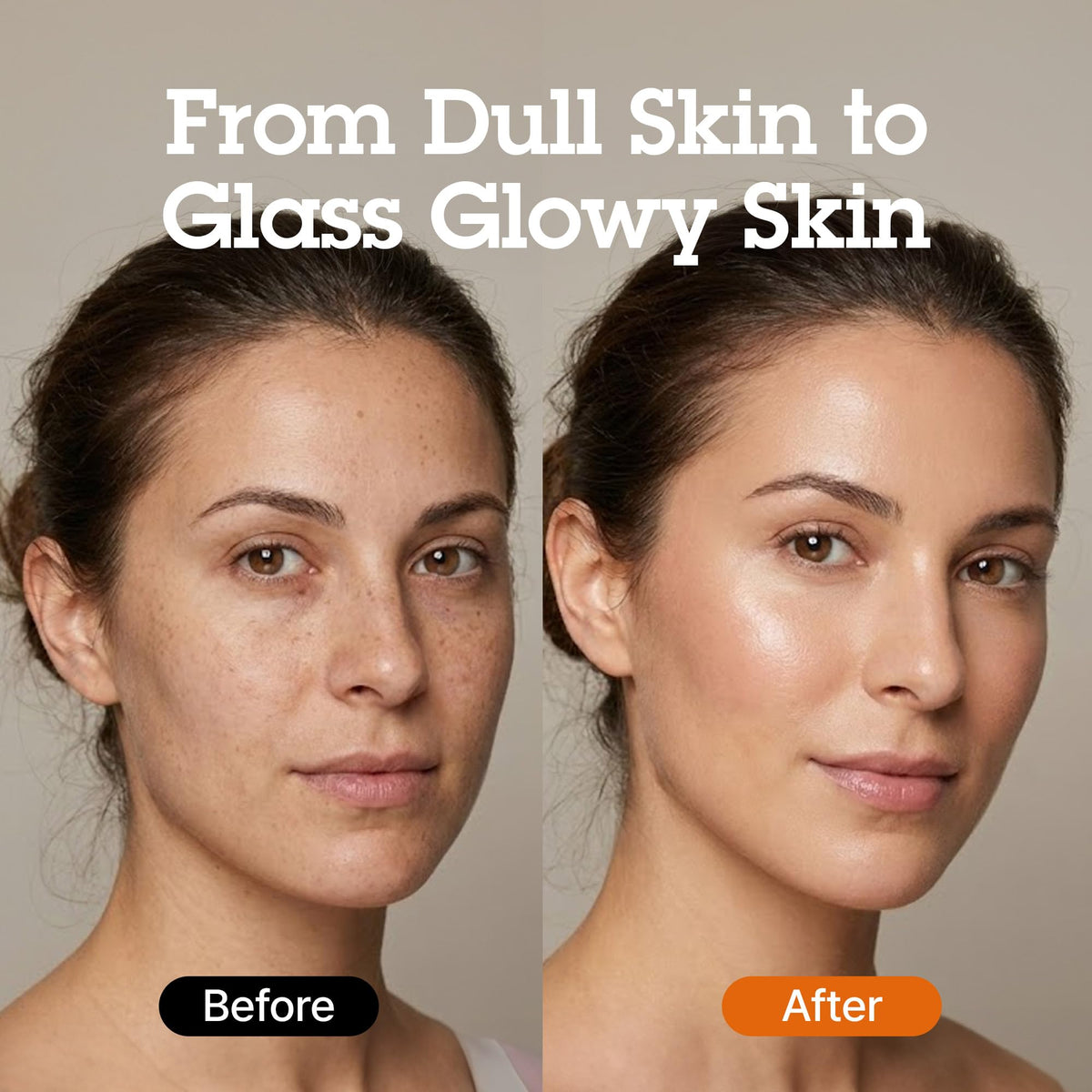 BLITHE Pressed Serum Gold Apricot in a hand for application