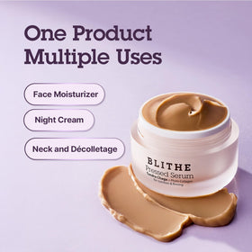 BLITHE Pressed Serum Tundra Chaga close-up of cream texture
