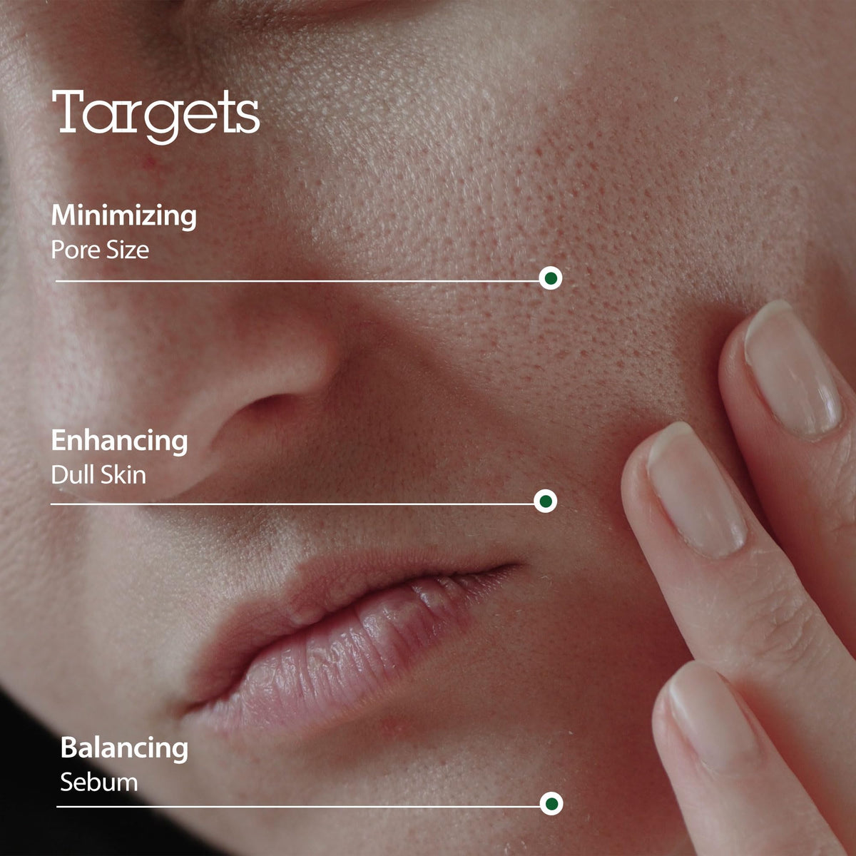 BLITHE Targeted Pore Serum side view showing packaging details