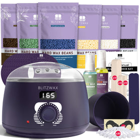 BLITZWAX Brazilian and Bikini Waxing Kit for Men front view